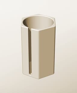 CH96-180-S Modular slotted component container modern decor 3d model