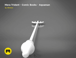 Mera’s Trident from the Aquaman comic books 3d model