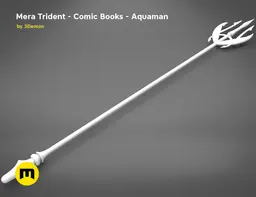 Mera’s Trident from the Aquaman comic books 3d model