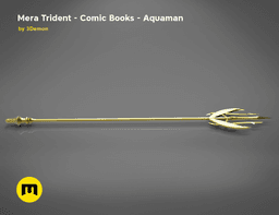 Mera’s Trident from the Aquaman comic books 3d model