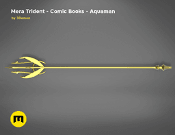 Mera’s Trident from the Aquaman comic books 3d model