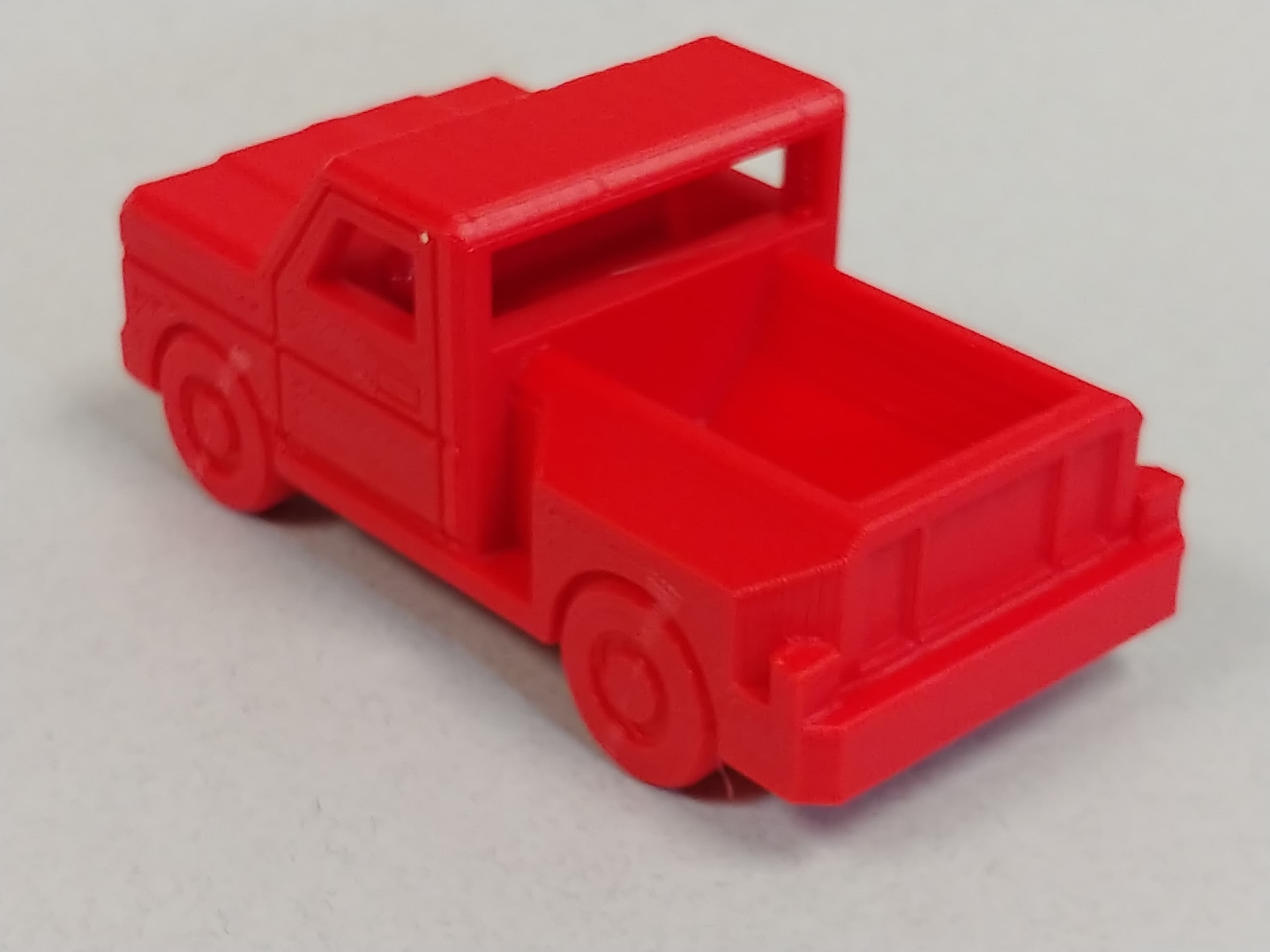 Low Poly 80s Ford Style Stepside Pickup Truck 3d model