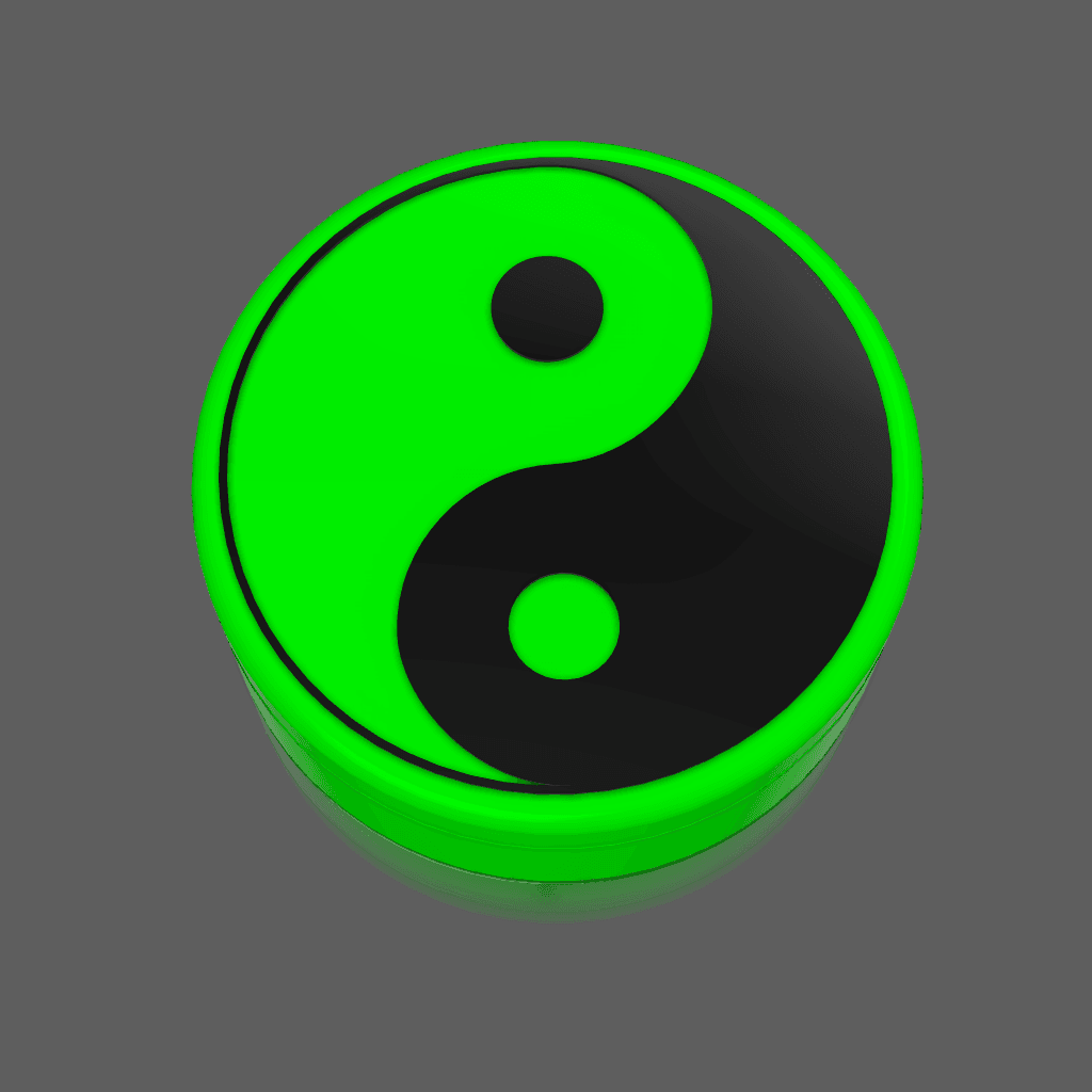 Yin-Yang Container 3d model