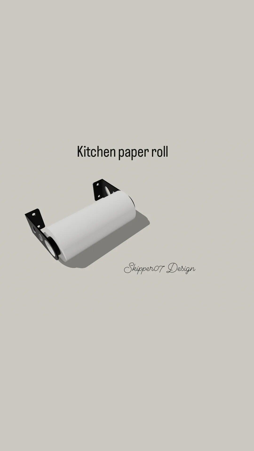 Kitchen paper roll Holder.stl 3d model