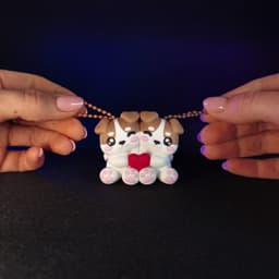Better Together (Dog, Bunny & Chick), Magnetic Keychain Pack #2 3d model