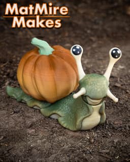 Snail & Slug with Holiday Extras - Articulated Figure 3d model