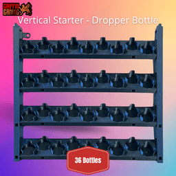 Griffin Gaming Modular Paint Rack - Vertical Section - Dropper Bottle 3d model