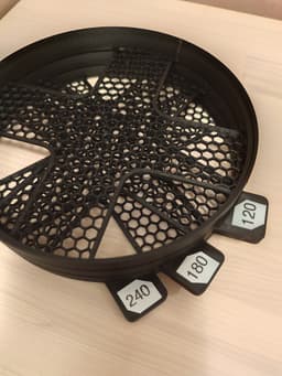 Sanding circular (disc) holder 125 mm 3d model
