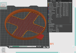 Sanding circular (disc) holder 125 mm 3d model