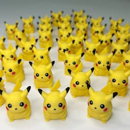 Pikachu Gen 1 (Easy Print No Supports) 3d model
