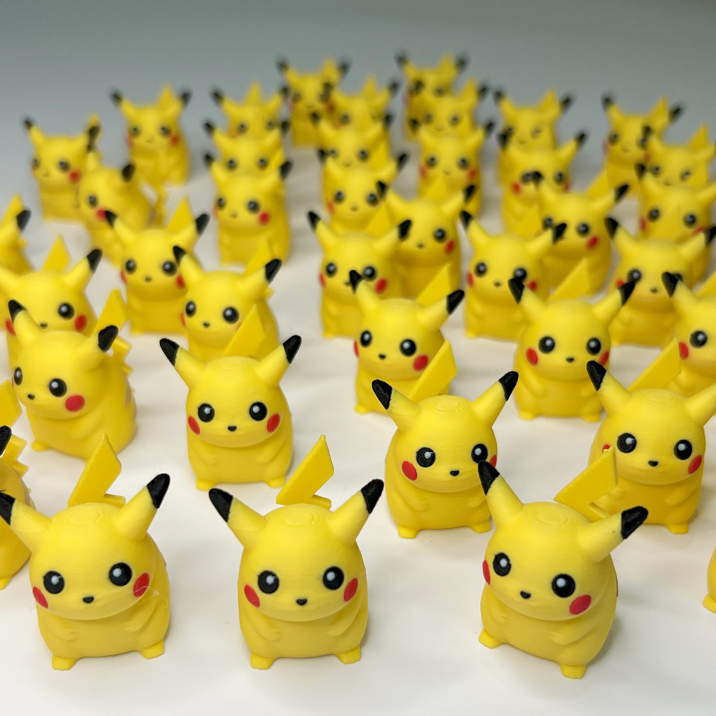Pikachu Gen 1 (Easy Print No Supports) 3d model