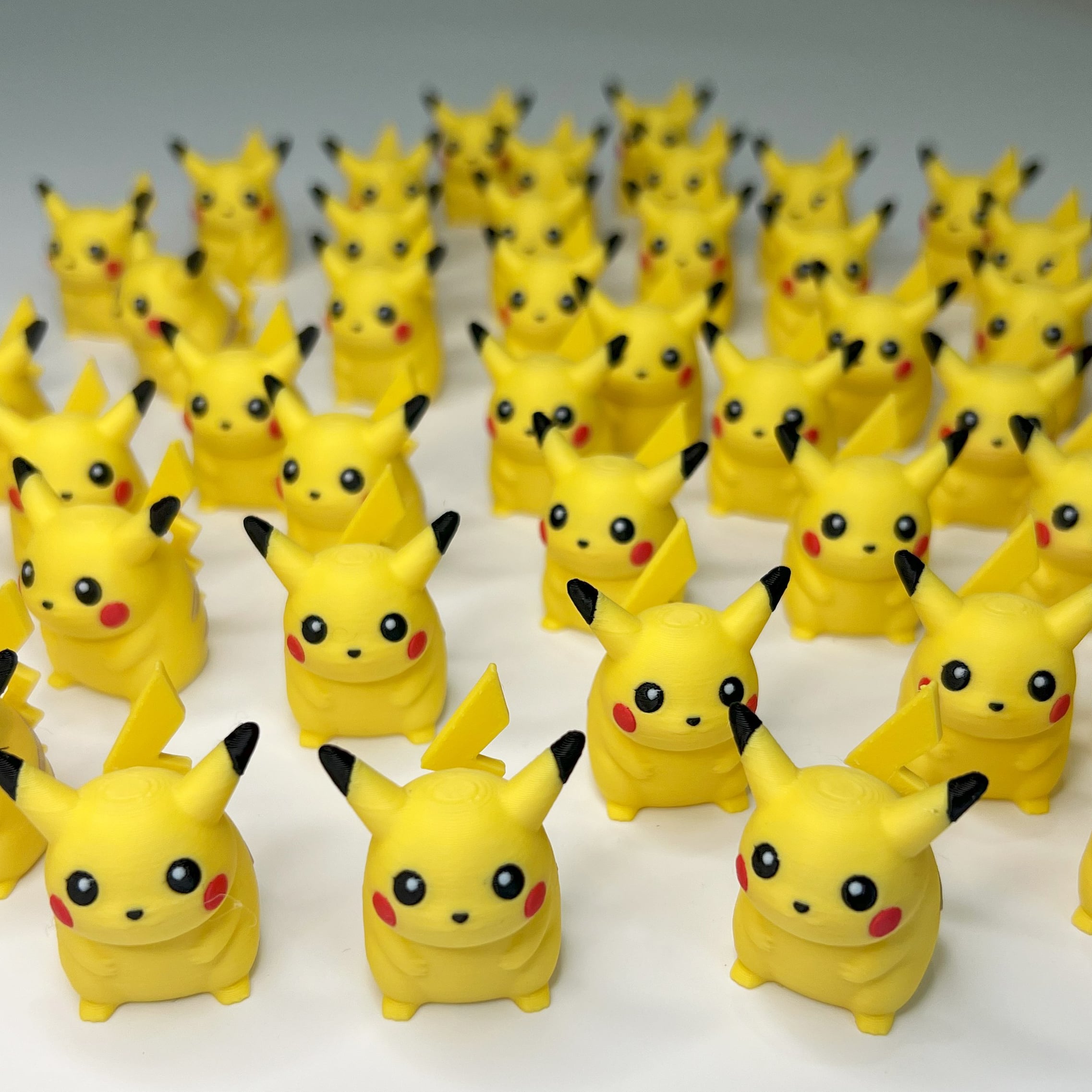Pikachu Gen 1 (Easy Print No Supports) 3d model
