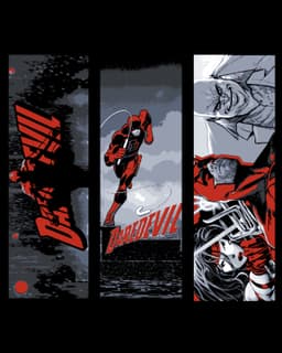 fanart - street tough and willing to put it all on the line - Daredevil - Set of bookmarks 3d model