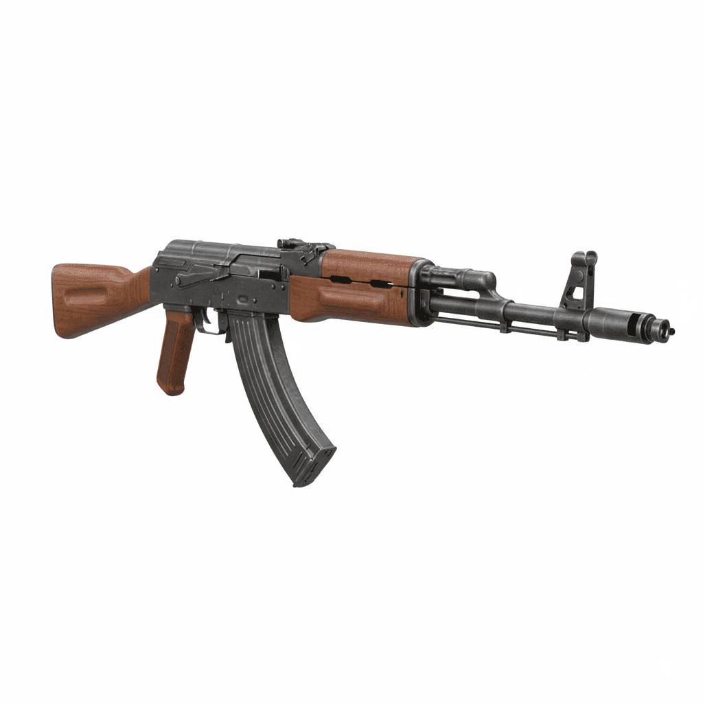 Gun AK 47 Tactical Assault Rifle 3d model