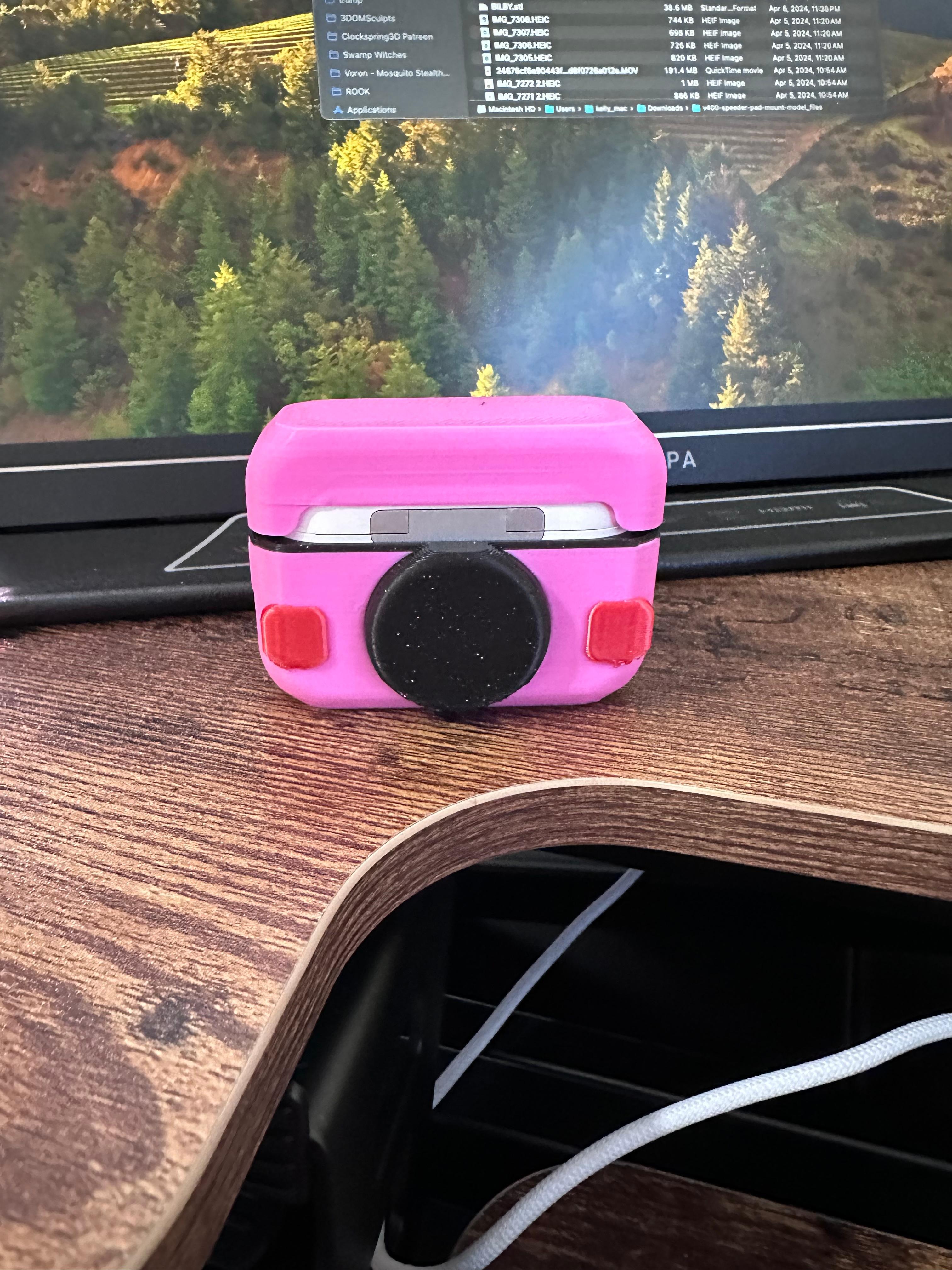 Jeep, WRANGLER, BARBIE JEEP, PINK, APPLE AIRPODS CASE - PROTECTIONS, CASE, COVER, APPLE, AIRPOD 3d model