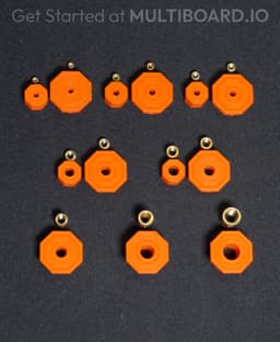 Heat Set Insert Snap - M5 Short 3d model