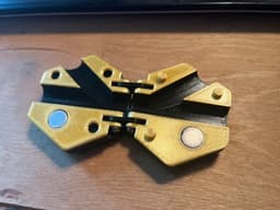 Double Tile W/ M3 Screws, 10mm Magnet 3d model