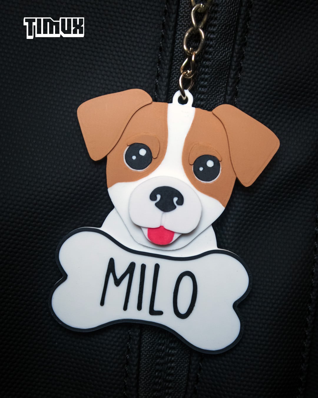 JACK RUSSELL KEYCHAIN SET 3d model