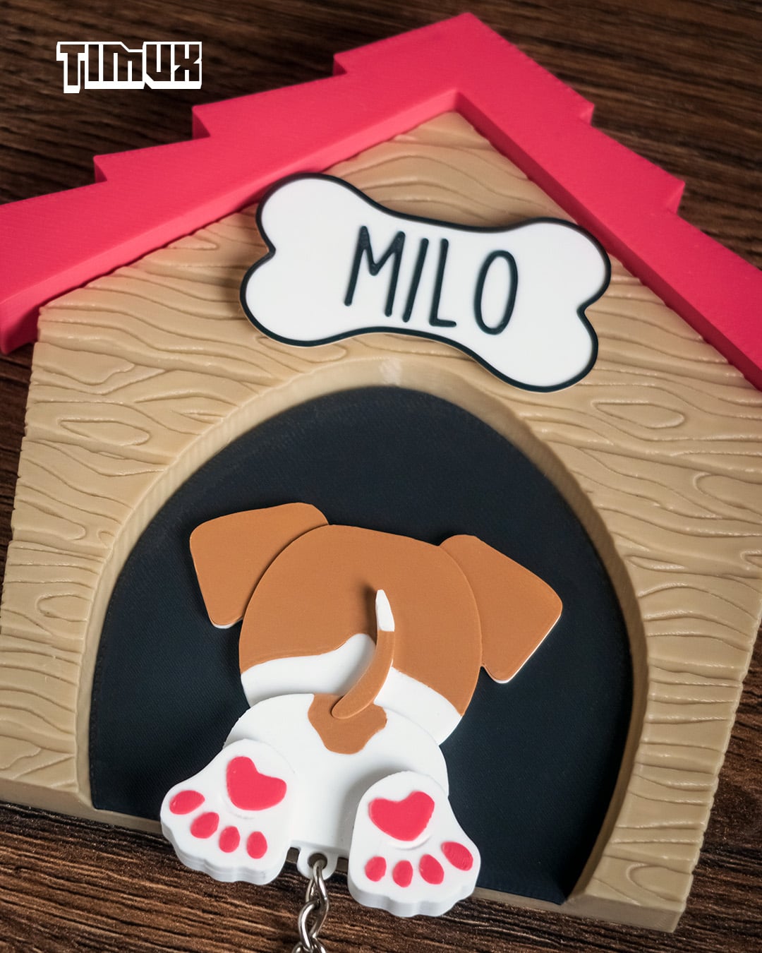 JACK RUSSELL KEYCHAIN SET 3d model