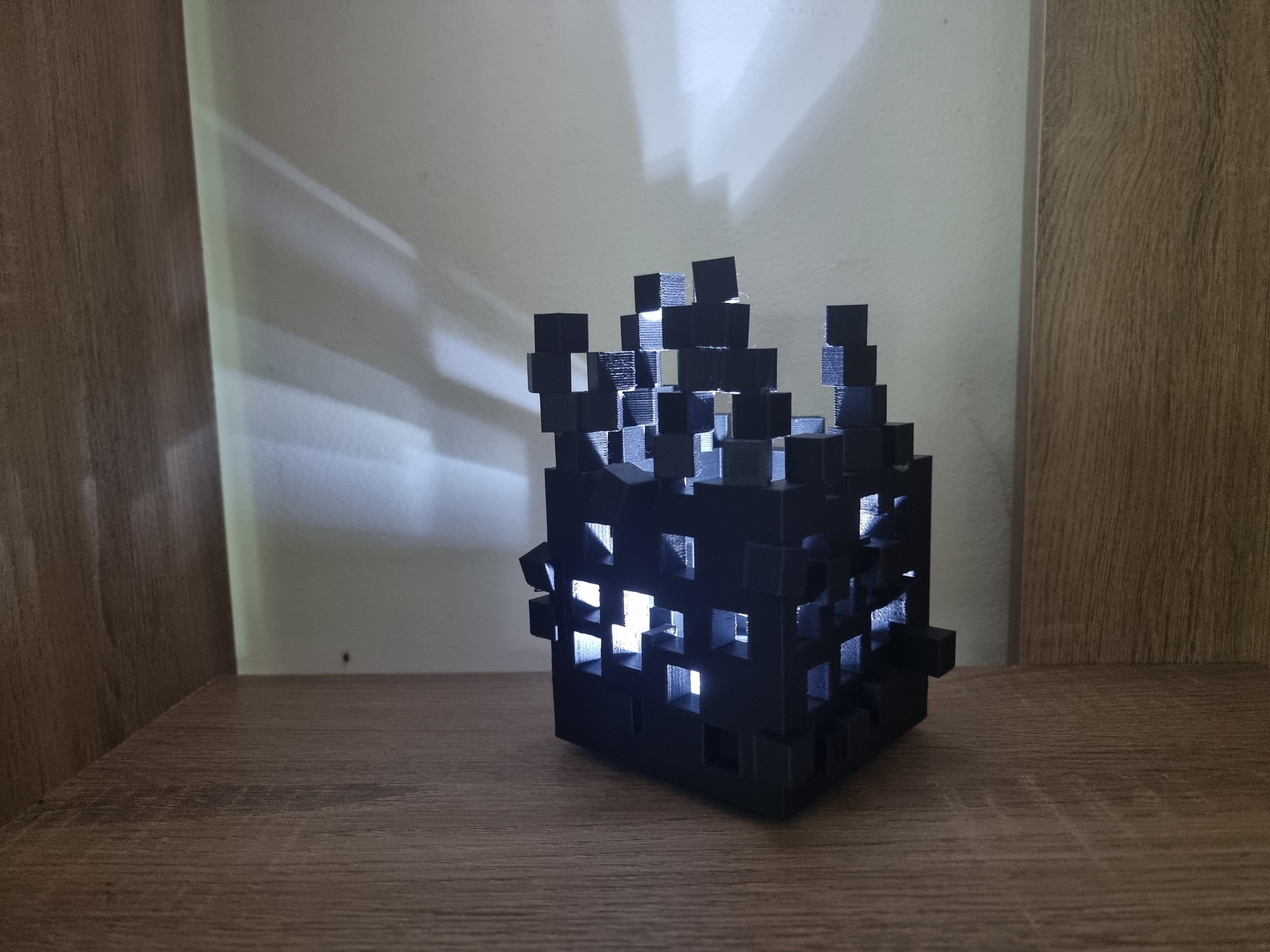 Cube Desktop Lamp Design 3d model