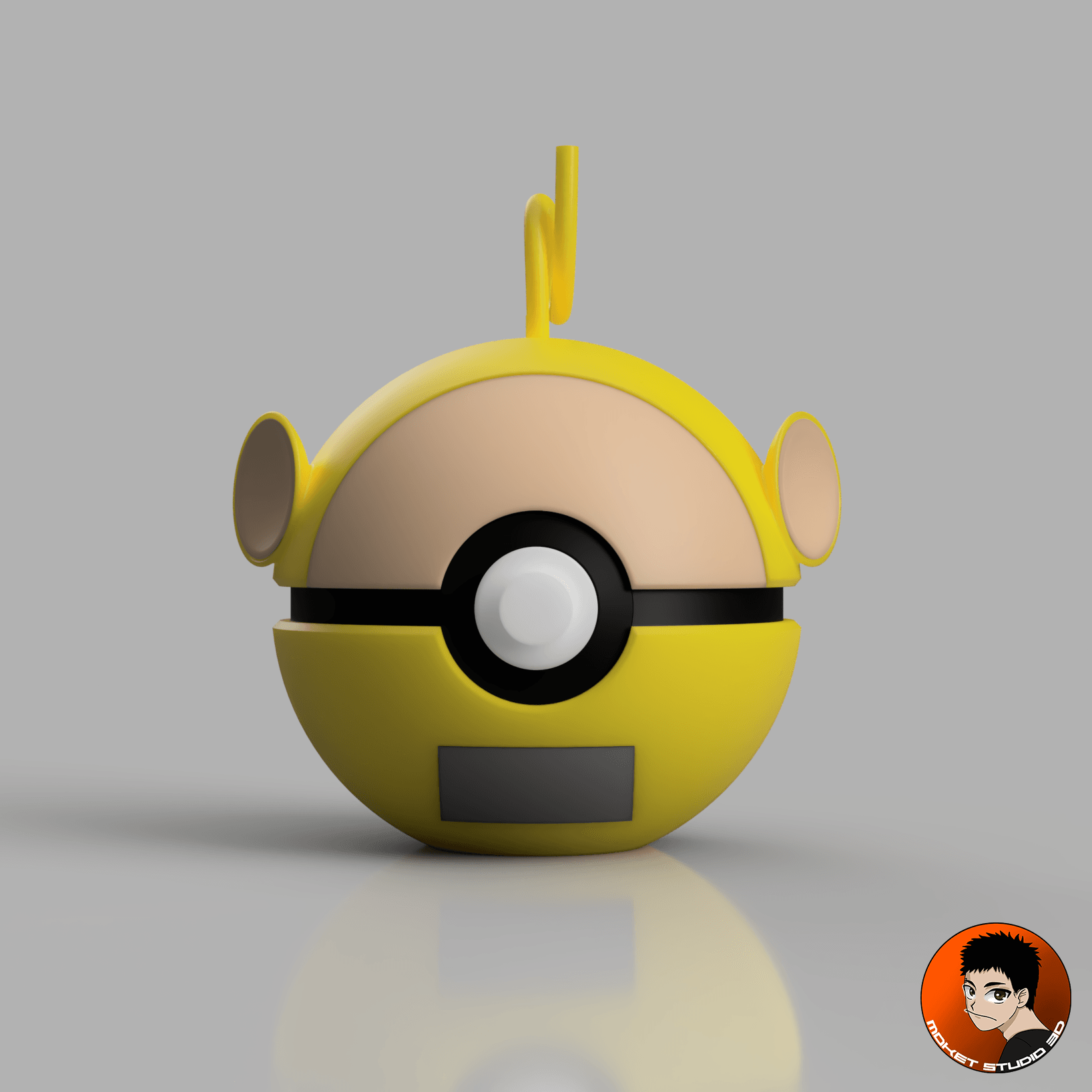 Lala - Teletubbies Pokeball 3d model