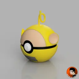Lala - Teletubbies Pokeball 3d model