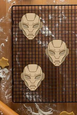 Robot Cookie Cutter, Biscuit Cutter 3d model