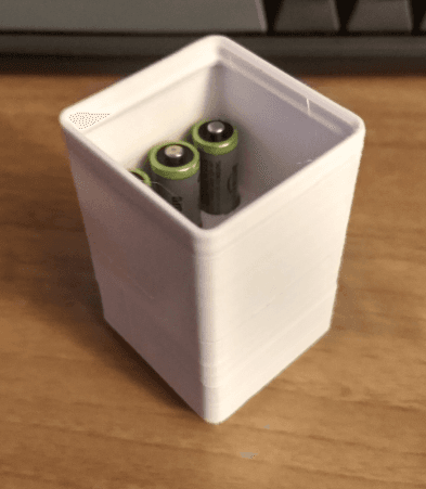 Gridfinity compatible 1x1x1_5 9xAAA battery holder.stl 3d model