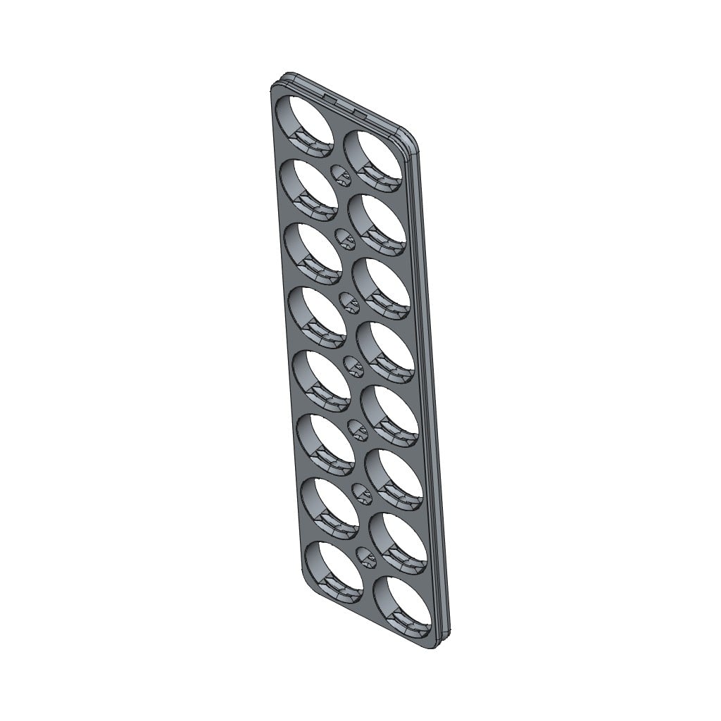 D-LOCK_PANEL.2X8-BLANK 3d model