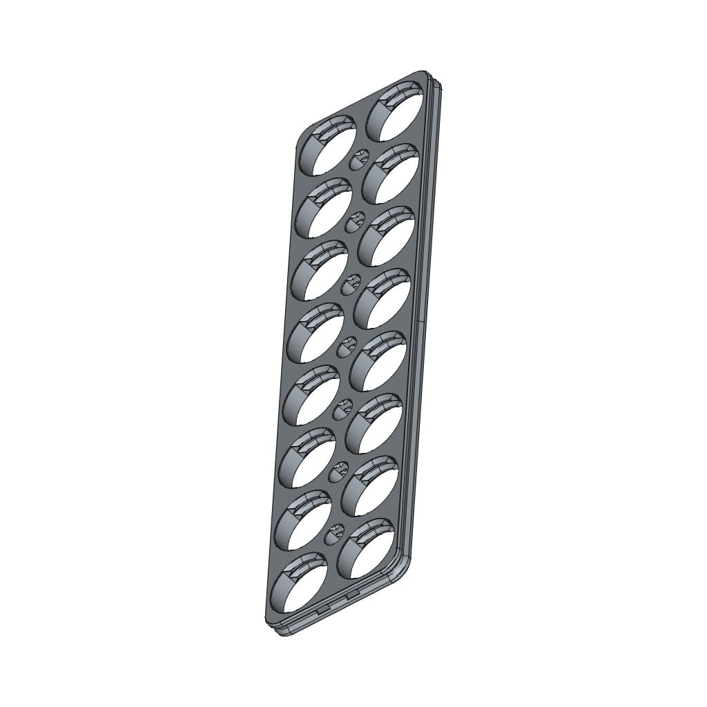 D-LOCK_PANEL.2X8-BLANK 3d model