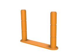 Simple Adjustable Stringing Test 3d model