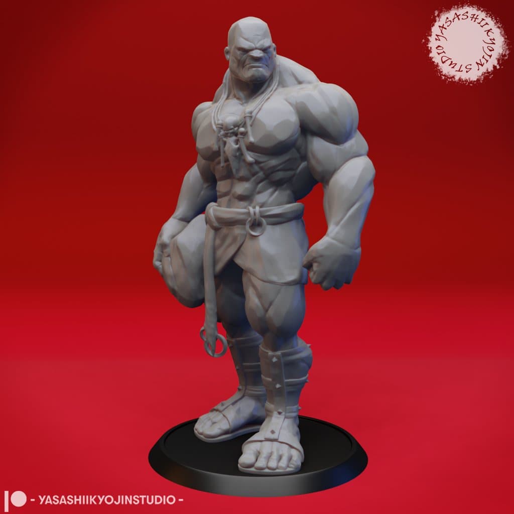 Stone Giant - Tabletop MIniature 3d model