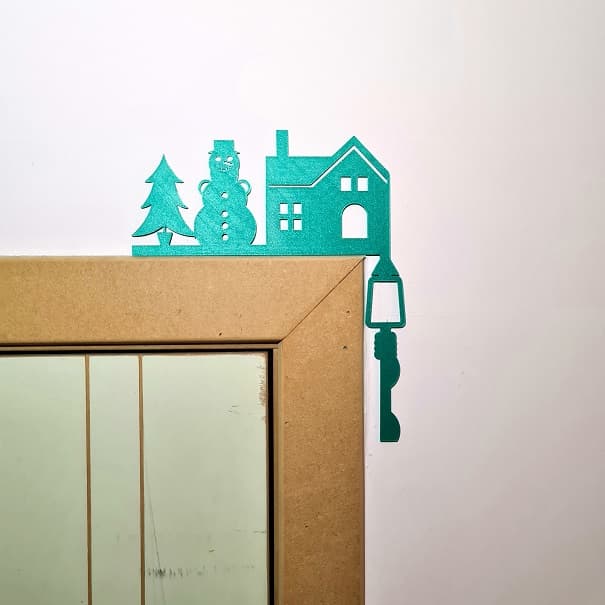 christmas door decoration 3d model