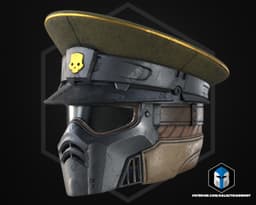 HD2 Commandant Helmet - 3D Print Files 3d model