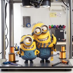 Two Minions 3d model