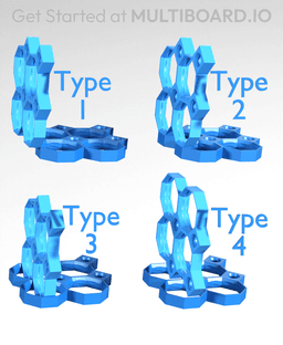 Type 3, Big Thread Holes, 2x2 Inside Bracket 3d model