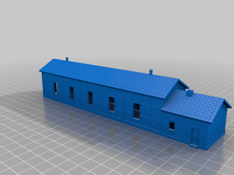 MiniRailway Small Depot 3d model