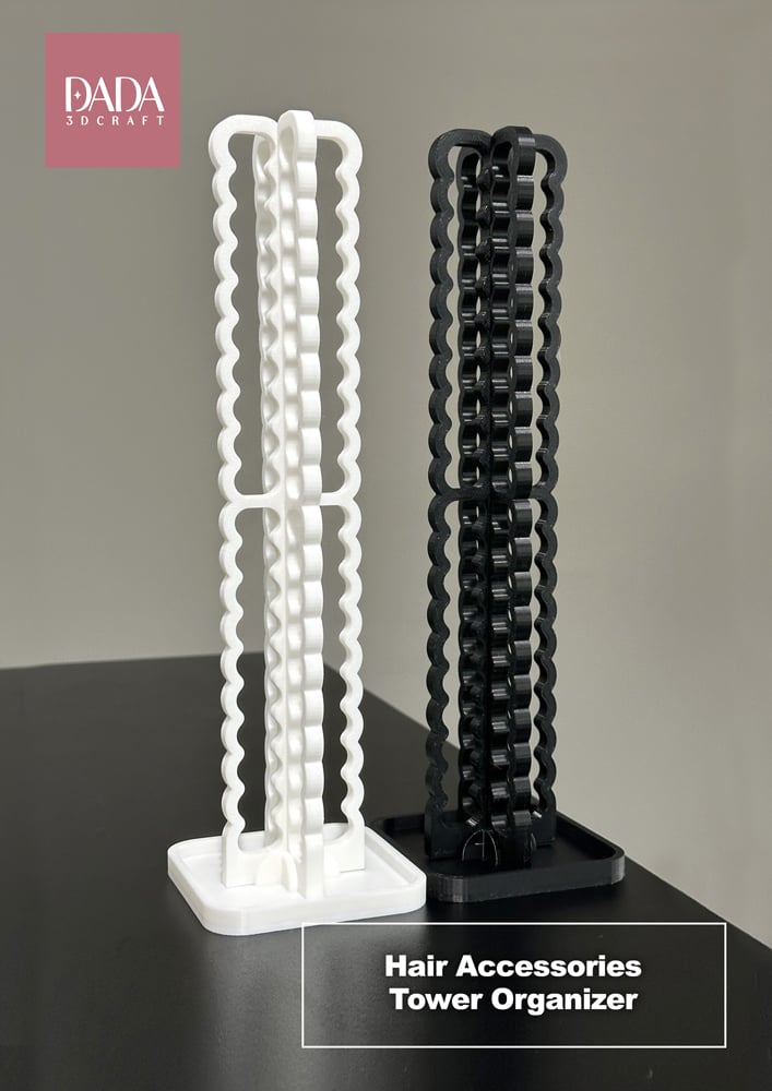 Hair Accessories Tower Organizer 3d model