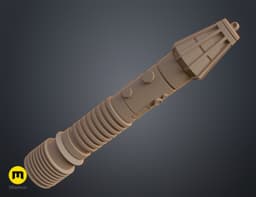 Luminara Unduli Lightsaber - Star Wars 3d model
