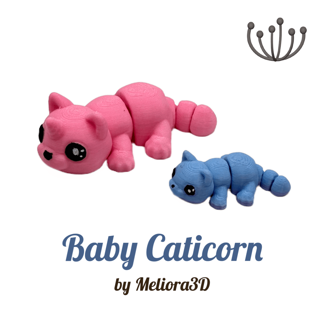 M3D - Flexi Baby Caticorn 3d model