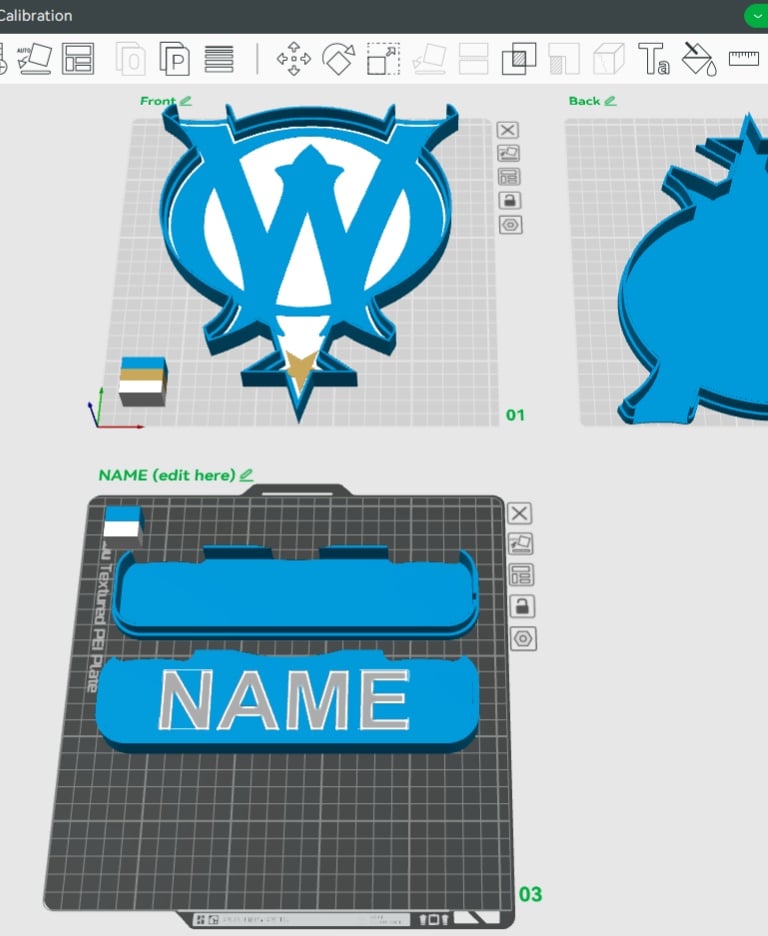 Olympique Marseille Sign - LED Strip Compatible 3d model