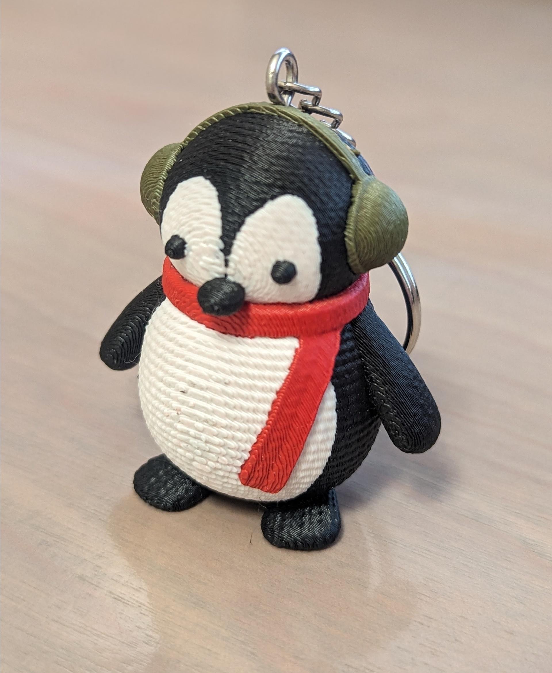 Crochet Penguin 1 - Made it into a keychain for my daughter 🐧 - 3d model