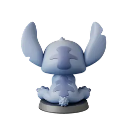 Stitch Lilo and Stitch - Free Sample STL Cartoon | Full Bundle on Profile 3d model