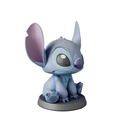 Stitch Lilo and Stitch - Free Sample STL Cartoon | Full Bundle on Profile 3d model
