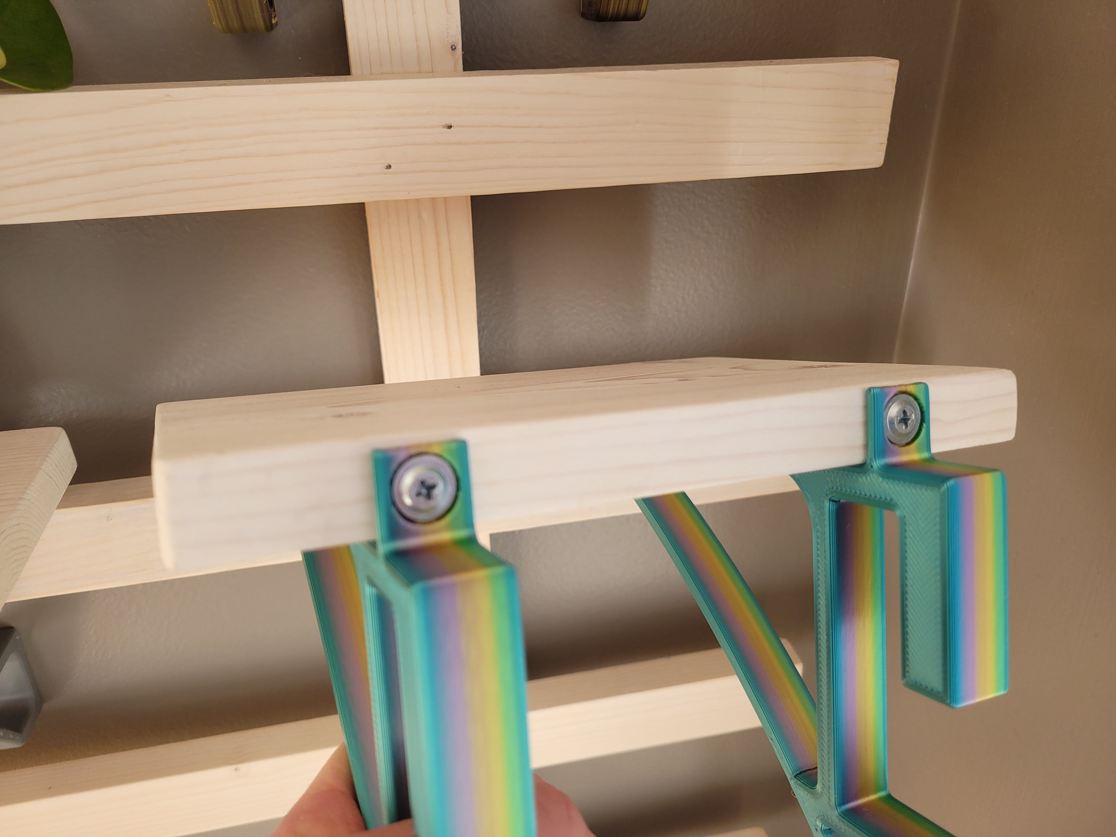 Hanging shelf wall bracket 3d model