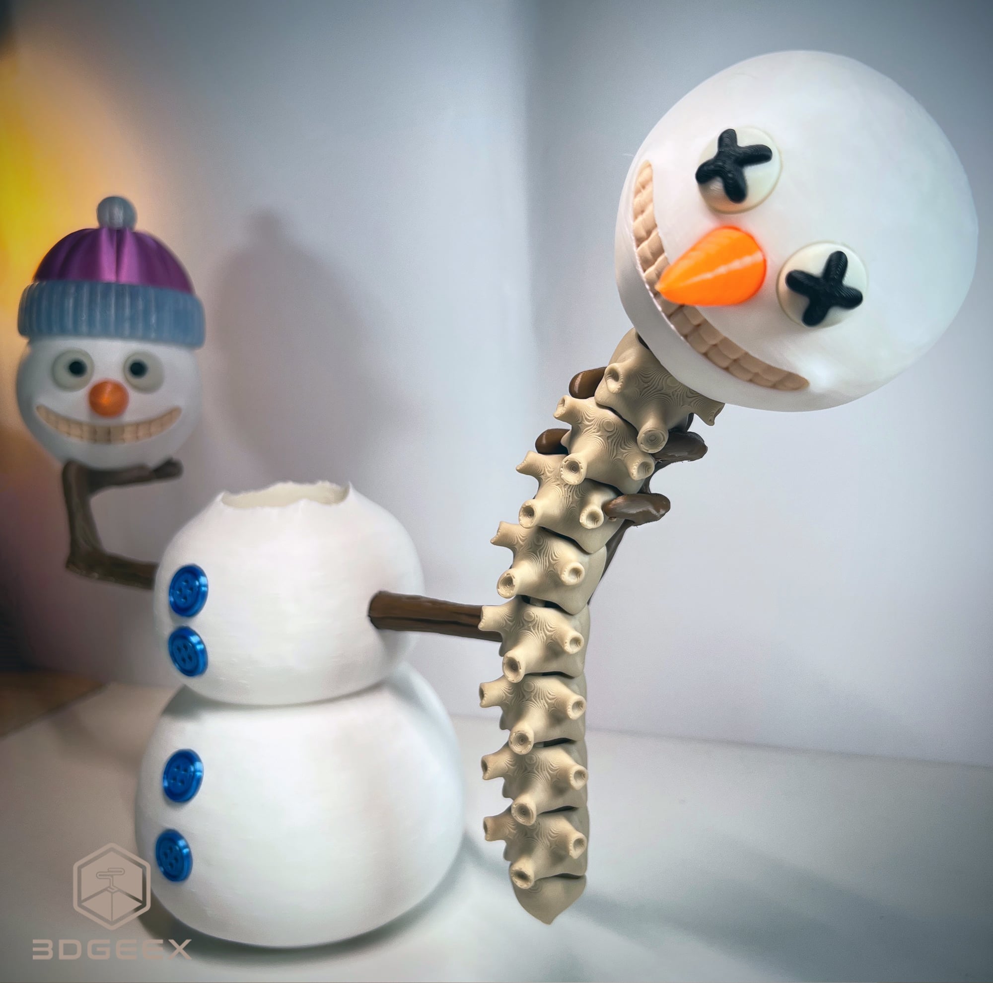 Decapitated Snowman - V2 3d model