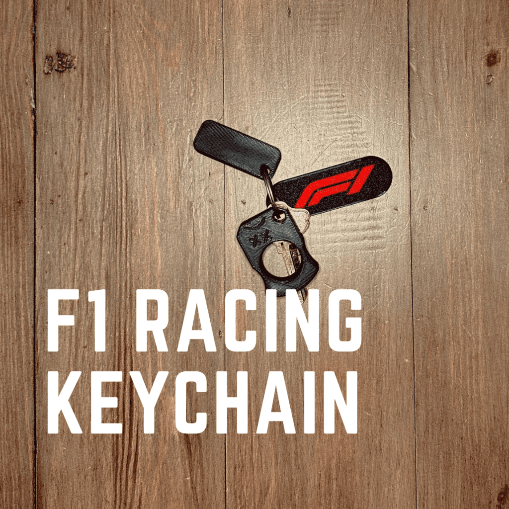 F1 Keychain - Racing fans 3d model