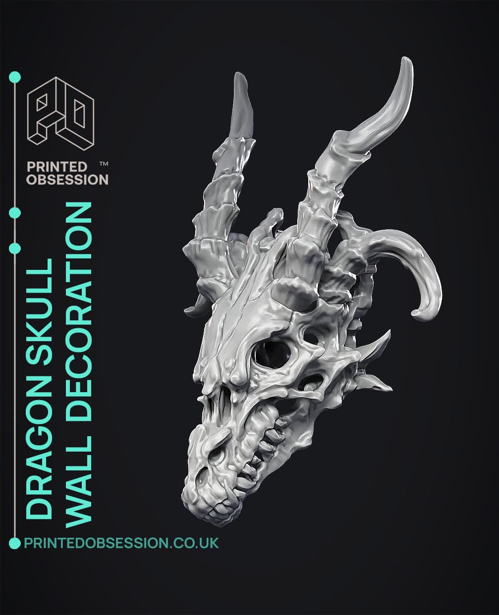 Dragon Skull - Wall Decoration 3d model