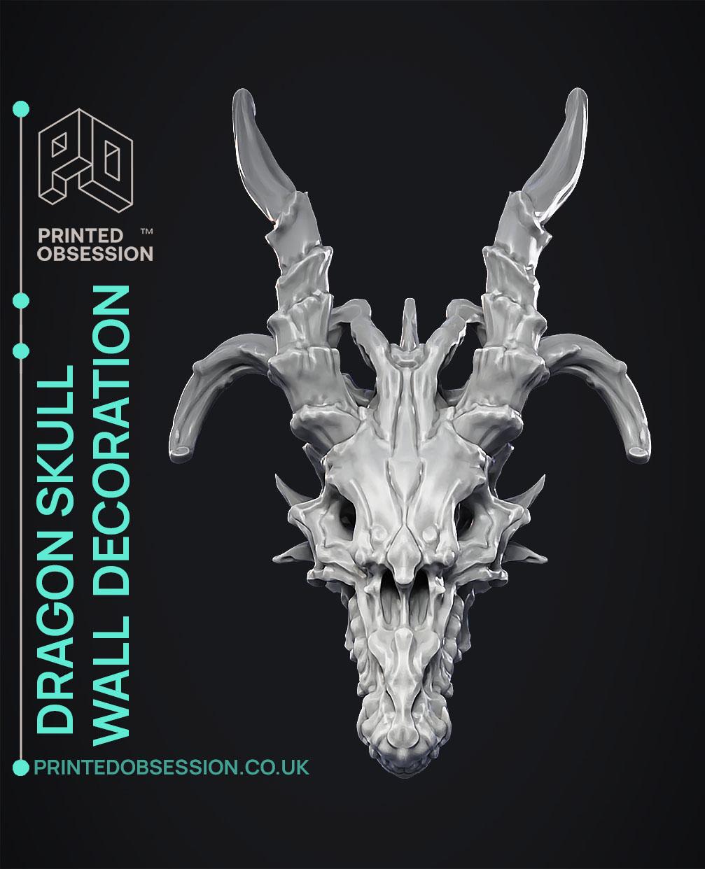 Dragon Skull - Wall Decoration 3d model