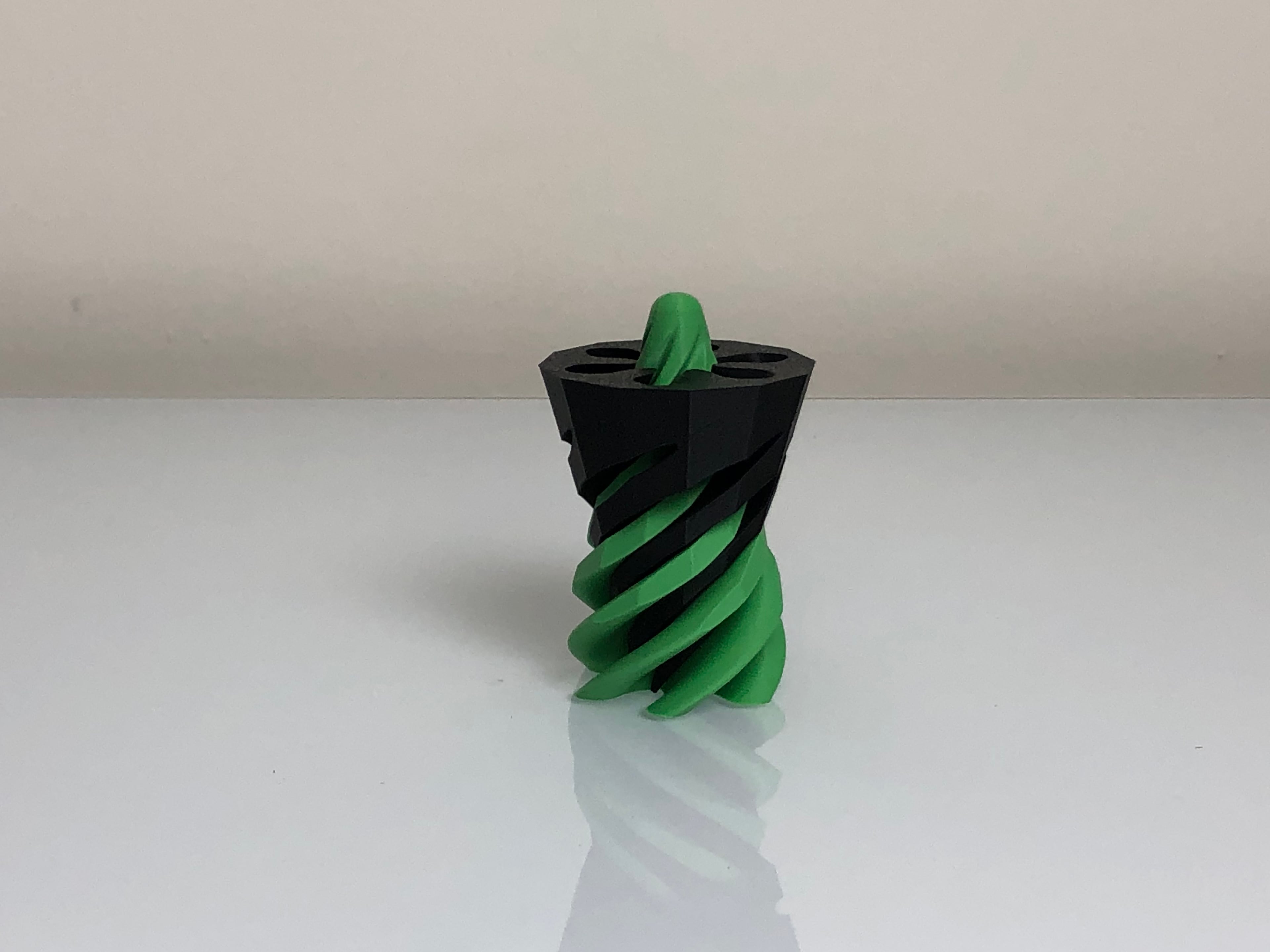 Dodecagonal Pyramid Passthrough Spiral Fidget Toy 3d model